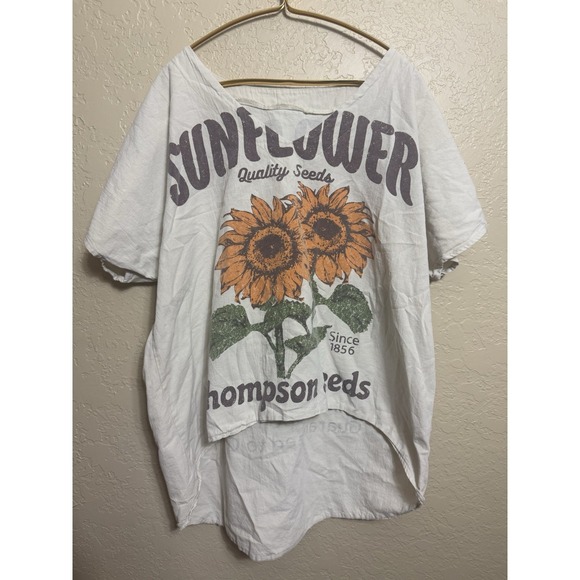 Jaded Gypsy Tops - Jaded Gypsy Phair Seasons Best Sunflower Top Boho Country Western L